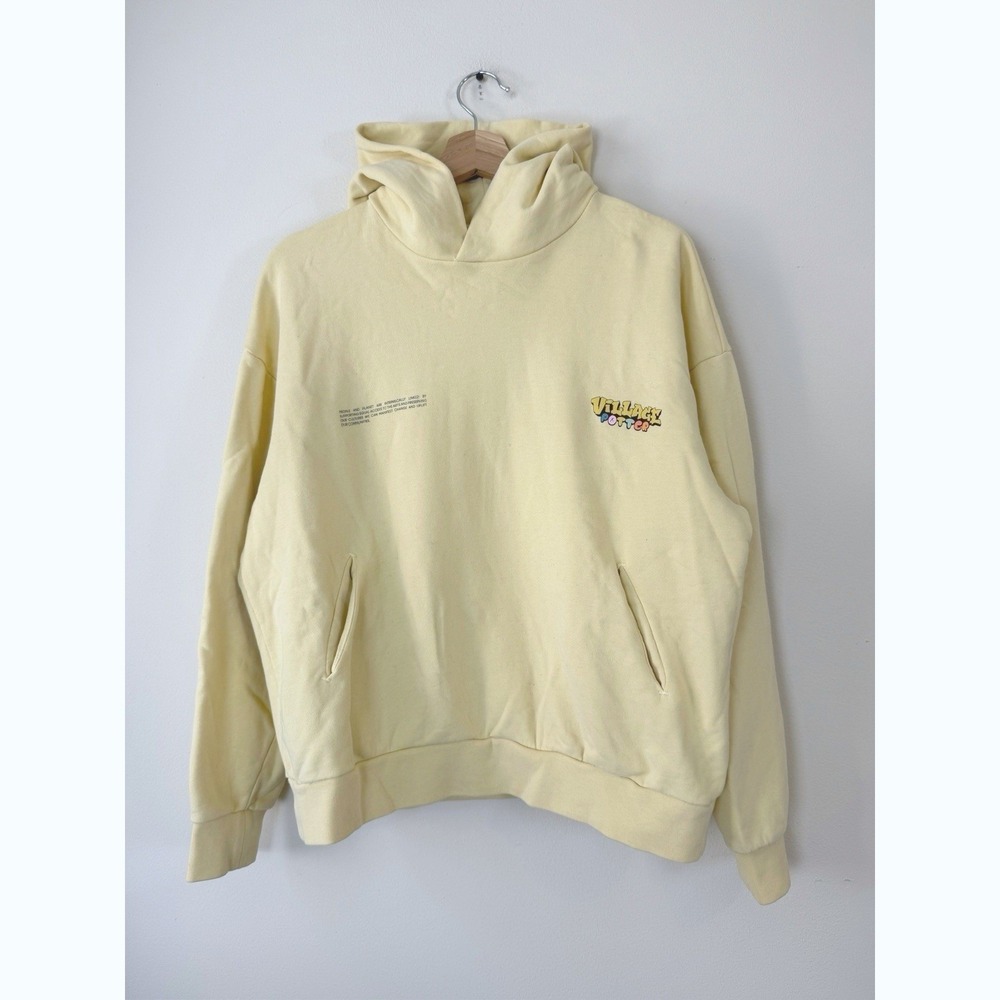 Pangaia X Roberto Lugo Village Potter Yellow Hooded Sweatshirt
